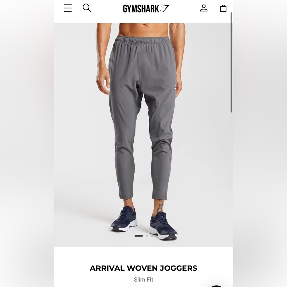 Gymshark Arrival woven joggers NWT